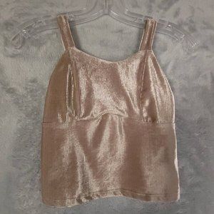 Good Luck Girl Womens Camisole Cami Top Purple Mauve Sleeveless Scoop Neck S New